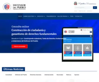 Defensordelpueblo.do(Defensor del Pueblo) Screenshot