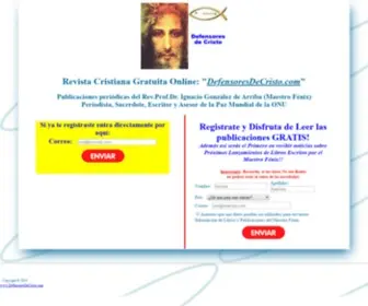 Defensoresdecristo.com(Ignacio Gonzalez De Arriba (Maestro Fenix)) Screenshot