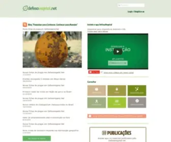 Defesavegetal.net(Portal colaborativo sobre defesa vegetal) Screenshot