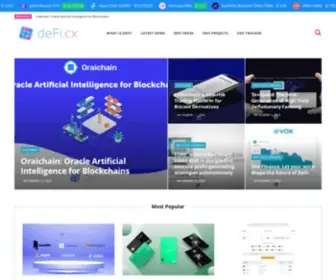 Defi.cx(Today's DeFi News) Screenshot