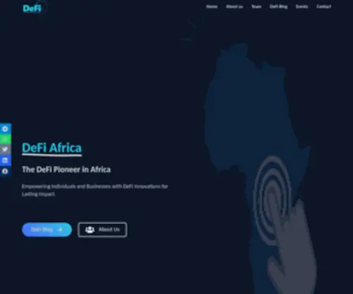 Defiafrica.net(DeFi Africa) Screenshot