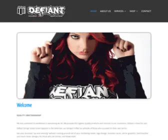 Defiantad.com(Defiant) Screenshot