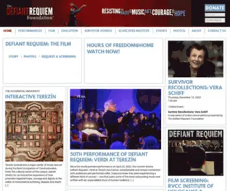 Defiantrequiem.org(Defiant Requiem) Screenshot