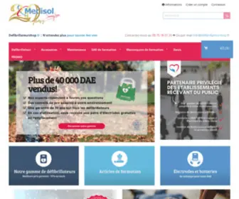 Defibrillateurshop.fr(Fournisseur défibrilateurs) Screenshot