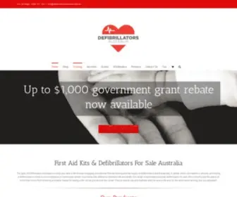 Defibrillatorsaustralia.com.au(Defibrillator For Sale Australia) Screenshot