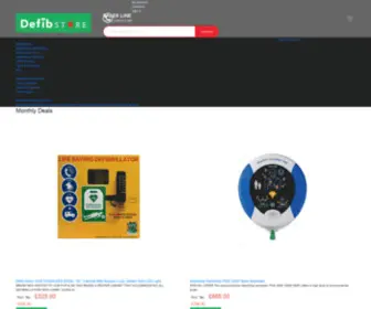 Defibstore.co.uk(Defibrillators & Defibrillator Cabinets) Screenshot