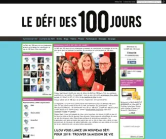 Defides100Jours.com(Defis des 100 Jours) Screenshot
