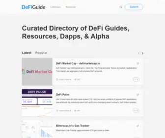 Defiguide.org(DeFi Guide) Screenshot