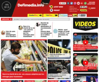 Defimedia.info(Le Defi Media Group) Screenshot