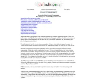 Defindit.com(Declarative programming) Screenshot