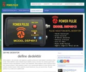 Define-Dedektoru.net(Dedektör) Screenshot