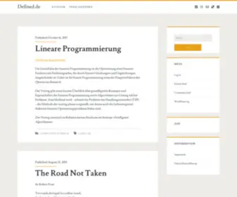 Defined.de(Defined) Screenshot