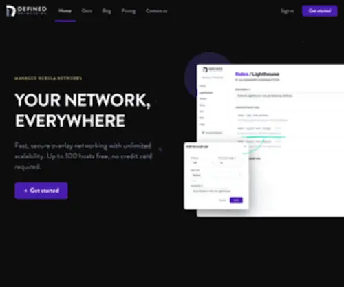 Defined.net(Nebula overlay networks) Screenshot