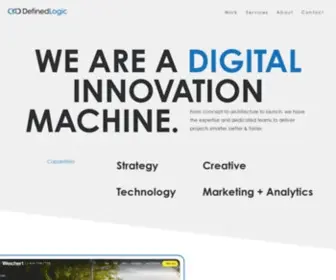 Definedlogic.com(Digital Agency) Screenshot