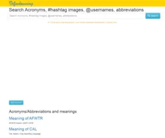 Definedmeanings.com(Definedmeanings) Screenshot