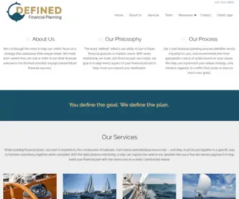 Definedplanning.com(Defined Financial Planning) Screenshot