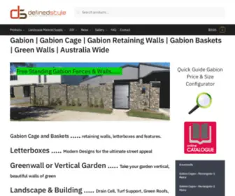 Definedstyle.com.au(Gabion) Screenshot