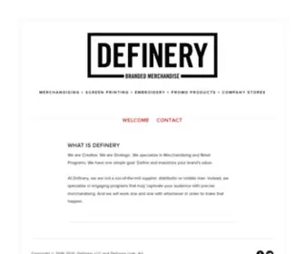 Definery.com(Define Your Brand :: Screen Printing) Screenshot