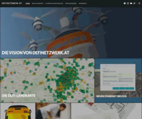 Definetzwerk.at(JEDER kann zum Lebensretter werden) Screenshot