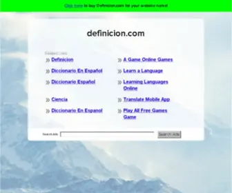 Definicion.com(Definicion) Screenshot