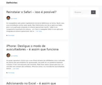 Definirtec.com(Definirtec) Screenshot