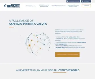 Definox.com(DEFINOX, l'exigence de votre performance) Screenshot