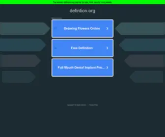 Defintion.org(Defintion) Screenshot