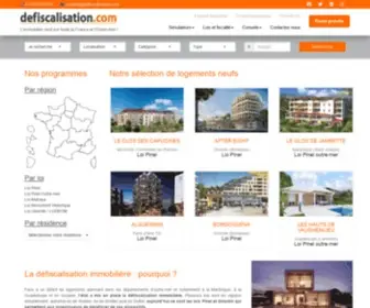 Defiscalisation.com(Logements neufs France et Outre) Screenshot