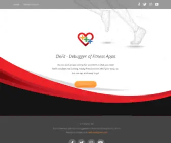 Defit.dev(Debugger of Fitness Apps) Screenshot