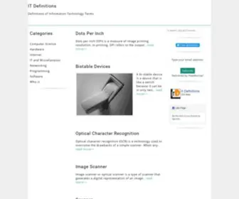 Defit.org(IT Definitions) Screenshot