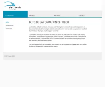 Defitech.ch(Fondation) Screenshot