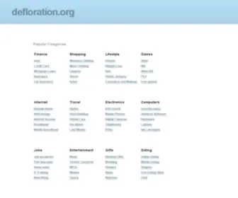 Defloration.org(defloration) Screenshot