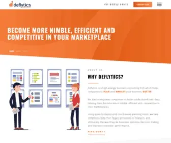 Deflytics.com(Defy Analytics) Screenshot