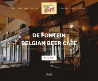 Defontein.co.nz(De Fontein Belgian Beer Cafe) Screenshot