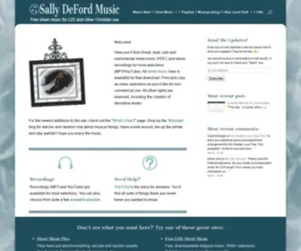 Defordmusic.com(Sheet music (PDF)) Screenshot