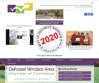 Deforestarea.com(DeForest Windsor Area Chamber of Commerce) Screenshot