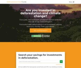 Deforestationfreefunds.org(Deforestation Free Funds) Screenshot