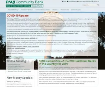 Deforestbank.com(DMB Community Bank) Screenshot