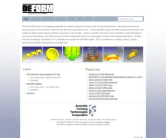 Deform.com(Scientific Forming Technologies Corporation) Screenshot