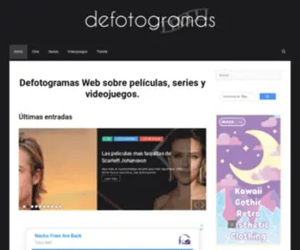 Defotogramas.com(La web para cinefilos y serieadictos) Screenshot