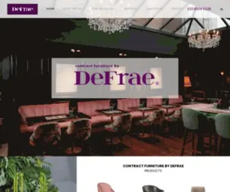 Defrae.com(Contract Furniture by DeFrae) Screenshot