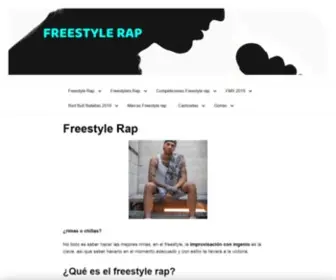 Defreestylerap.com(Freestyle Rap) Screenshot