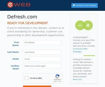 Defresh.com(Ready for Development) Screenshot