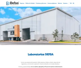 Defsalabs.com(Laboratorios DEFSA) Screenshot