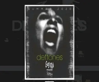 Deftones.com(Deftones Official Site Official Website News) Screenshot