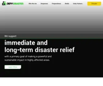 Defydisaster.org(Term Disaster Relief) Screenshot