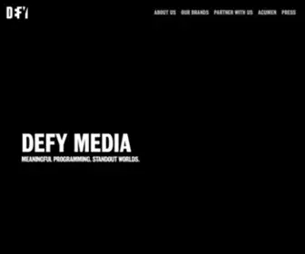 Defymedia.com(Domain name is for sale) Screenshot