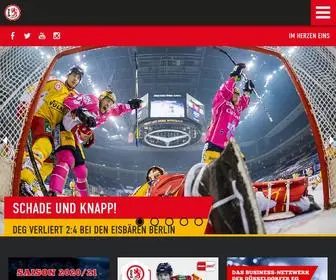 Deg-Eishockey.de(Düsseldorfer EG) Screenshot