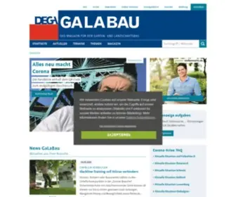 Dega-Galabau.de(Magazin fÃ¼r den Garten) Screenshot