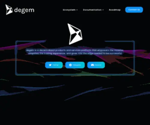 Degem.io(Degem Exchange) Screenshot